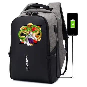 

anime Dragon Ball Z Backpack UNISEX Anti-theft USB Charging Laptop bag Knapsack student book Bags teenagers Travel backpack