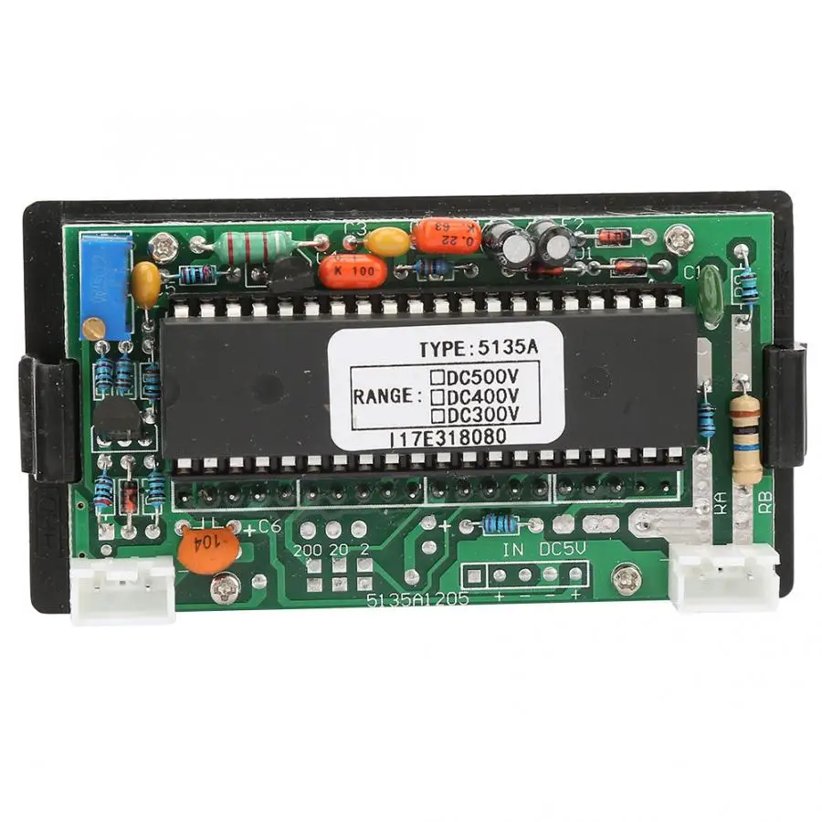 5135A DC5V Высокая Точность Вольтметр постоянного тока цифровой панельный метр для DC300V/DC400V/DC500V тестер напряжения