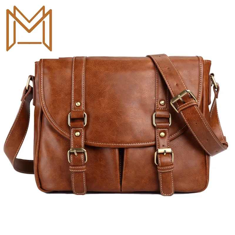 

Male Package Pu Skin Man Single Shoulder Package Male Package Oblique Satchel Trend Single Shoulder Backpack Tide