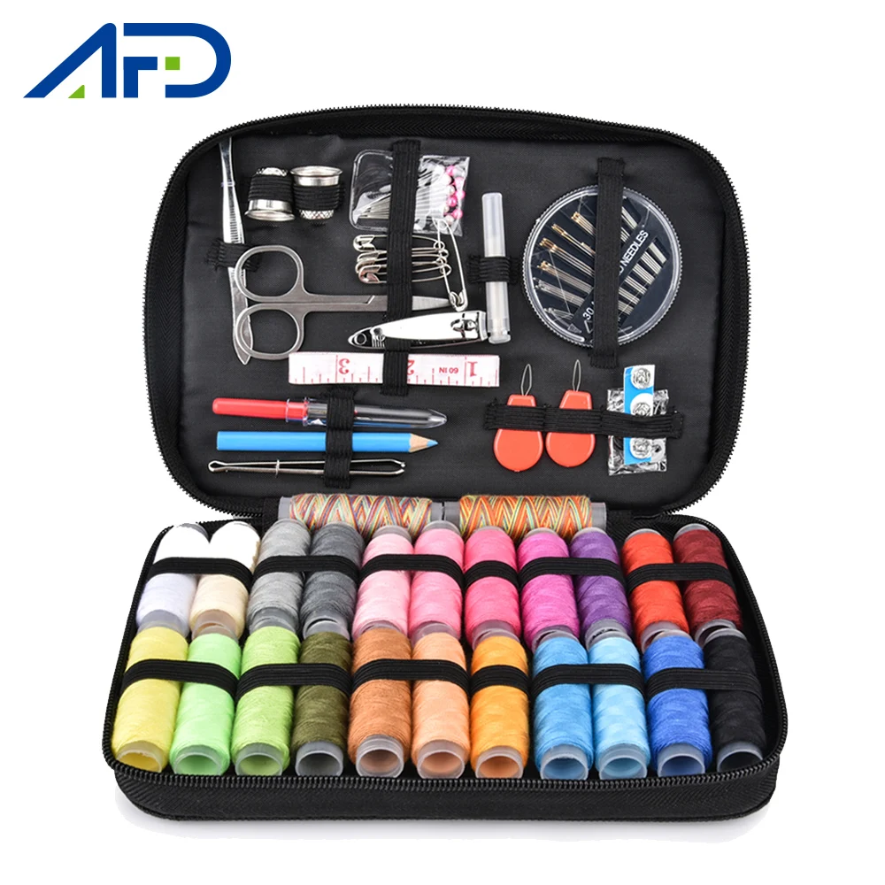 

97pcs/set Portable Sewing Kit Multi-function Knitting Sewing Needles Thread Storage Box Home Travel Use Sewing Accessories Set