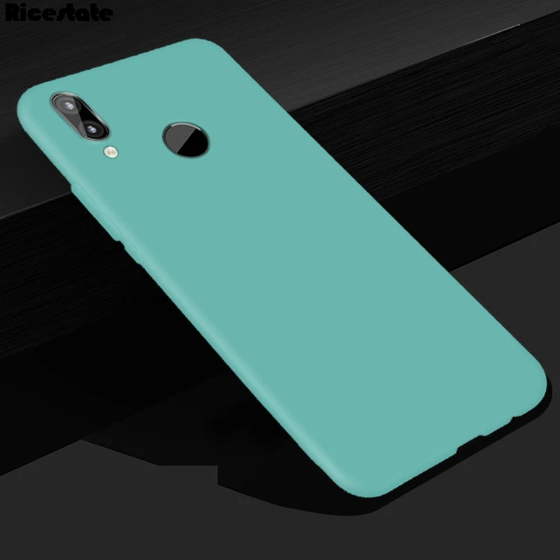 Candy Color Silicone Phone Case For Huawei P20 Lite Y6 2019 Y5 Y6 Y7 Y9 2018 Y9 Prime 2019 Y5P Y6P Y7P Matte Soft TPU Back Cover