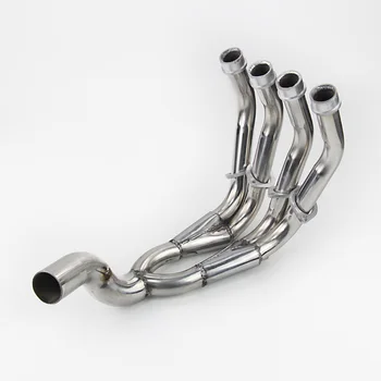 Motorcycle Exhaust Full System Modified Front Header Link Pipe Slip on for Yamaha XJ6N Stainless Steel