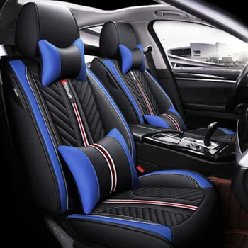 

Full Set Car Seat Cushion New Winter All-around Dedicated Seat Cover PU Leather Universal Seat Cushion Seat Cover Accessories