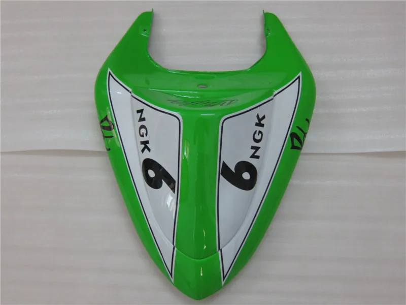 4 бесплатных подарка ГОРЯЧИЙ ABS полный обтекатель комплект подходит для Kawasaki Ninja ZX-10R ZX10R 2006 2007 06 07 обтекатели набор холодный зеленый