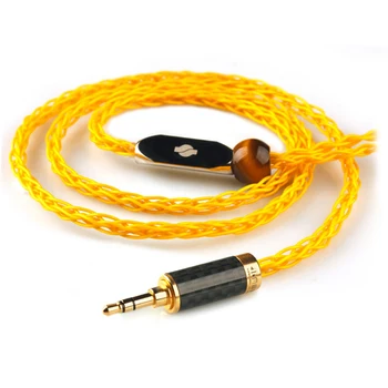 

xiaofan a07 8 Core Gu-Ag Alloy Upgrade Cable 2.5/3.5/4.4mm Balanced Cable With MMCX/2pin Connector For sony ex1000 ie80 se846