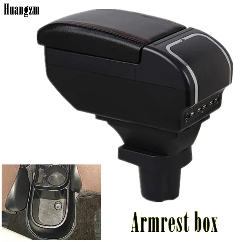 9 USB interface For Toyota yaris vitz Jewela model Armrest box Center Centre Console Storage Box with decoration accesso | Автомобили и