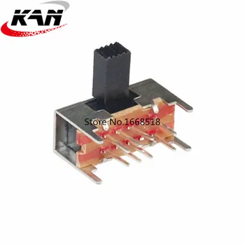 

50 Pcs SK-23D05 (2P3T) spot handle height 9MM 3 shift switch 4 fixed feet 8 feet horizontal