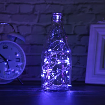 

Wine bottle light LED Light String Timing Remote Control Party Copper Wire Lamp WITH Copper Wire Color