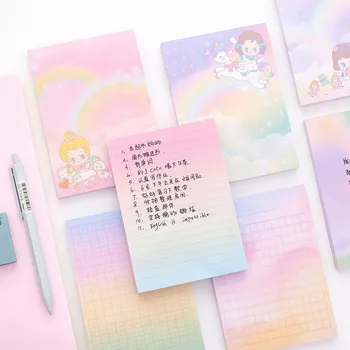 

Creative Rainbow Unicorn Girl Loose Leaf Memo Pad To Do List Planner Agenda Notepad Notes Bookmark Marker Home Office School