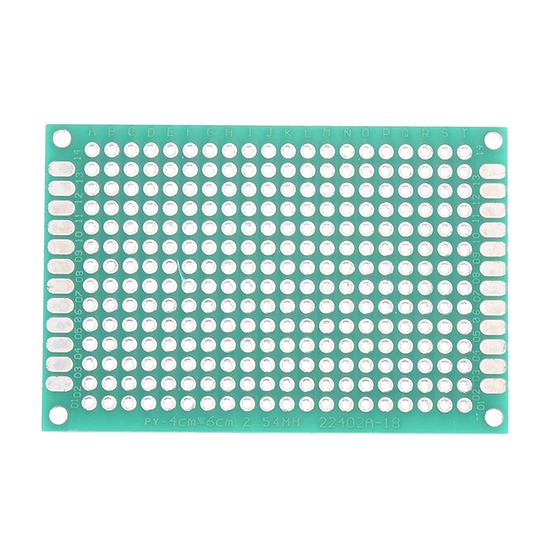 Tábua de Pão Peças Dupla Face Verde Pcb Dot Board Protótipo Placa Circuito Universal Conjunto Circuitos Integrados 32 8 universal conjunto circuitos integrados