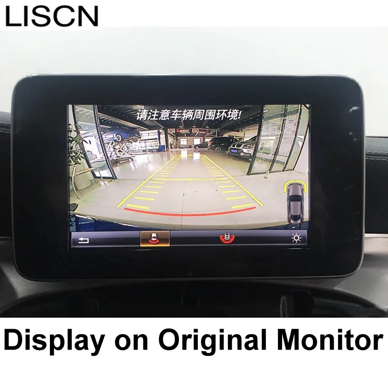 Car Reverse Rear Back Up Camera Interface Adapter Decoder Kit For Mercedes Benz C MB W205~ NTG System Update