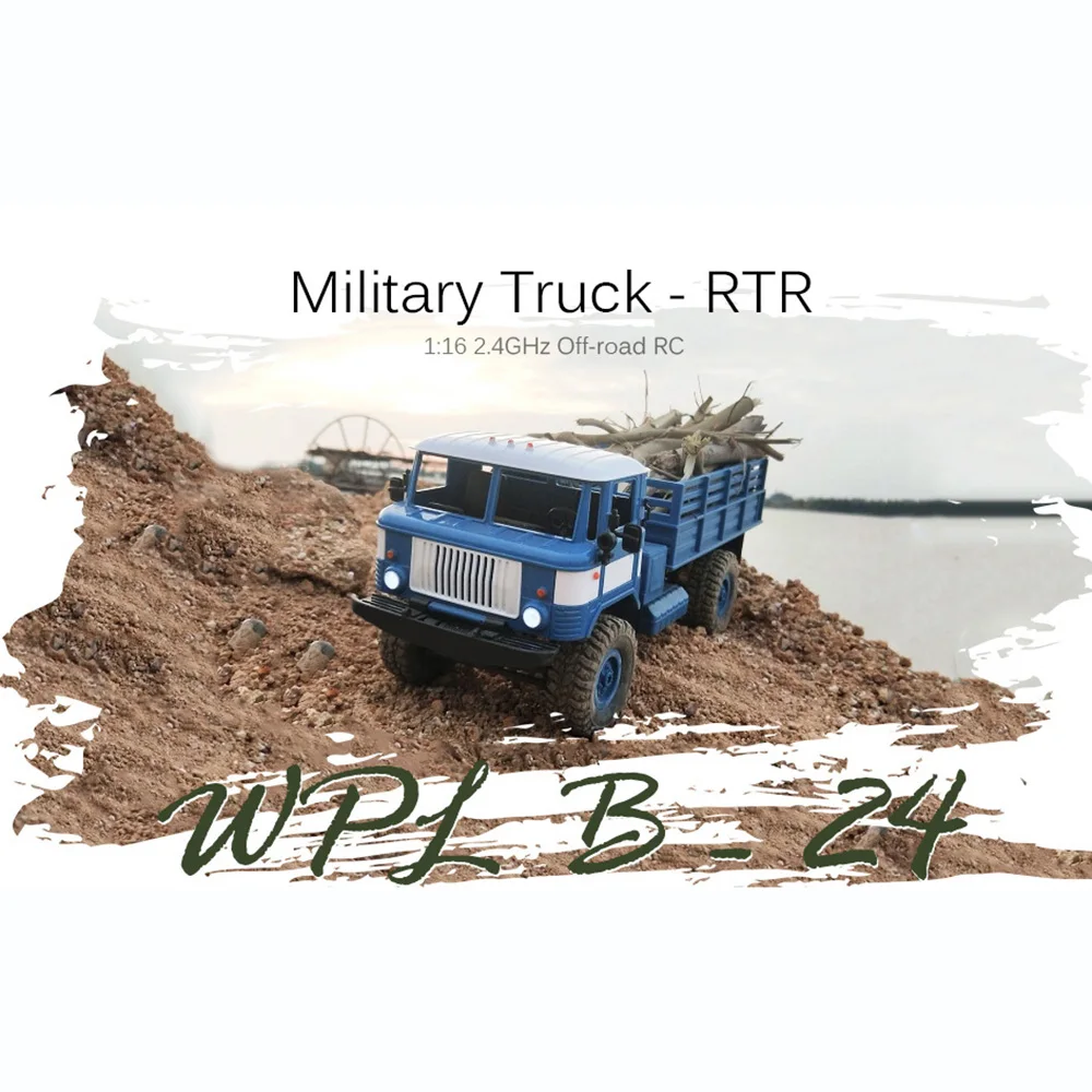 Модель внедорожника WPL B 24 RC 1/16 2 4G 4WD с пультом дистанционного