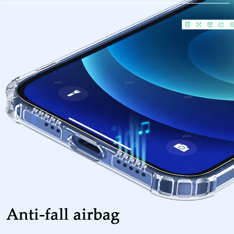 Enhanced Antiskid Silicone Soft Back Cover with Shockproof Protection