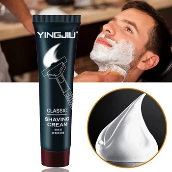 

35g Refreshing Beard Shaving Cream Milky White Foam Softening Lubricate Reducing Friction Hair Removal Tool Skin Care