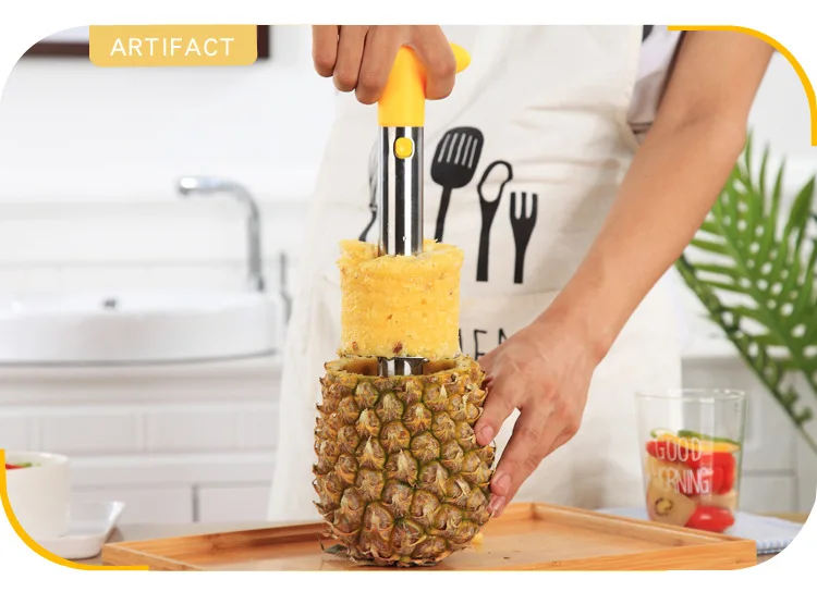 1pc Stainless Steel Easy To Use Pineapple Peeler Accessories Pineapple