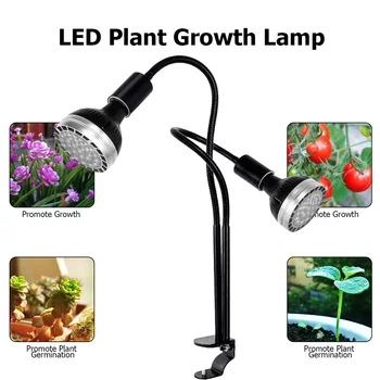

60 LED Plant Growth Lamp Full Spectrum Seedlings Flowers Grow Phytology Light for Household Planting Growing Supply
