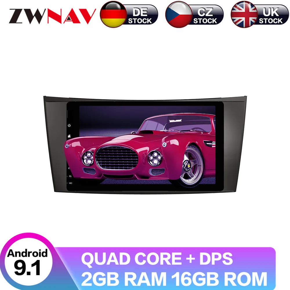 

Android 9 With DSP For Mercedes-Benz Clase E CLS W219 W211 W463 Car No DVD video player Multimedia GPS navigation Radio Tape