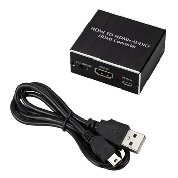 

Compatible With DTS / Dolby Audio Extractor RCA HDMI Audio Extractor Splitter HDMI To Audio Extractor Optical 4K X 2K SPDIF