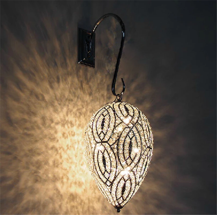 Nordic postmodern design sconces light Simple strip glass modern wall lamp Ins wind blue white gray glass wall lights for home