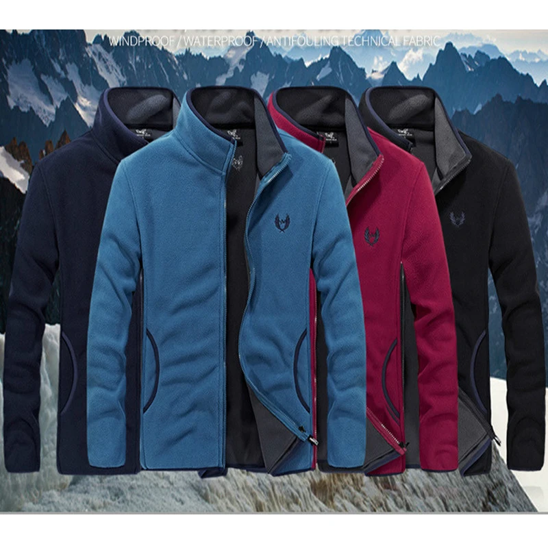 Негабаритный мужской и женский унисекс новые флисовые куртки Camp Fish Trek Hike лыжные тонкие теплые уличные пальто быстросохнущие зима осень весна