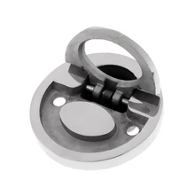 4 шт лодочный утопленный люк с выдвижной ручкой шкафчик в морском стиле смывное подъемное кольцо 316 из нержавеющей стали Размер 2 дюйма 50 мм