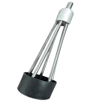 

Stainless Steel With Barbs 5 Prong Screw Head Fittings Professional Durable Connector Spearhead Fork Easy Install Fishing Spear