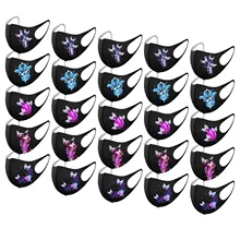 5/10/15/25PCS Adultos das Estampas de Borboleta Proteção Lavável Gancho MaskMas carilla desechable Одноразовая маска Sejas maska