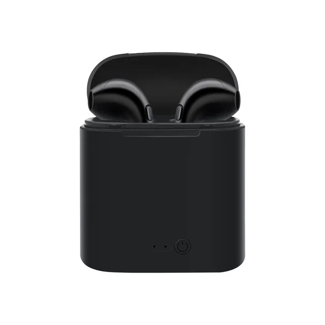 black I7s TWS, беспроводные Bluetooth наушники, наушники, стерео наушники для Iphone, Xiaomi, HUAWEI, samsung, Android, смартфон - Цвет: black
