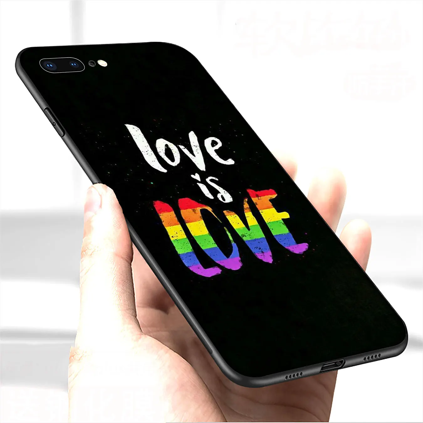 Чехол для телефона LGBTQ heart LGBT love is Love iPhone XR X XS 11 Pro Max 10 7 8 6 6S 5 SE чехол|Чехлы-накладки| |