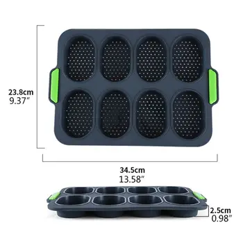 

Baking mould for Silicone muffins and Buns, muffin and Baguette moulds