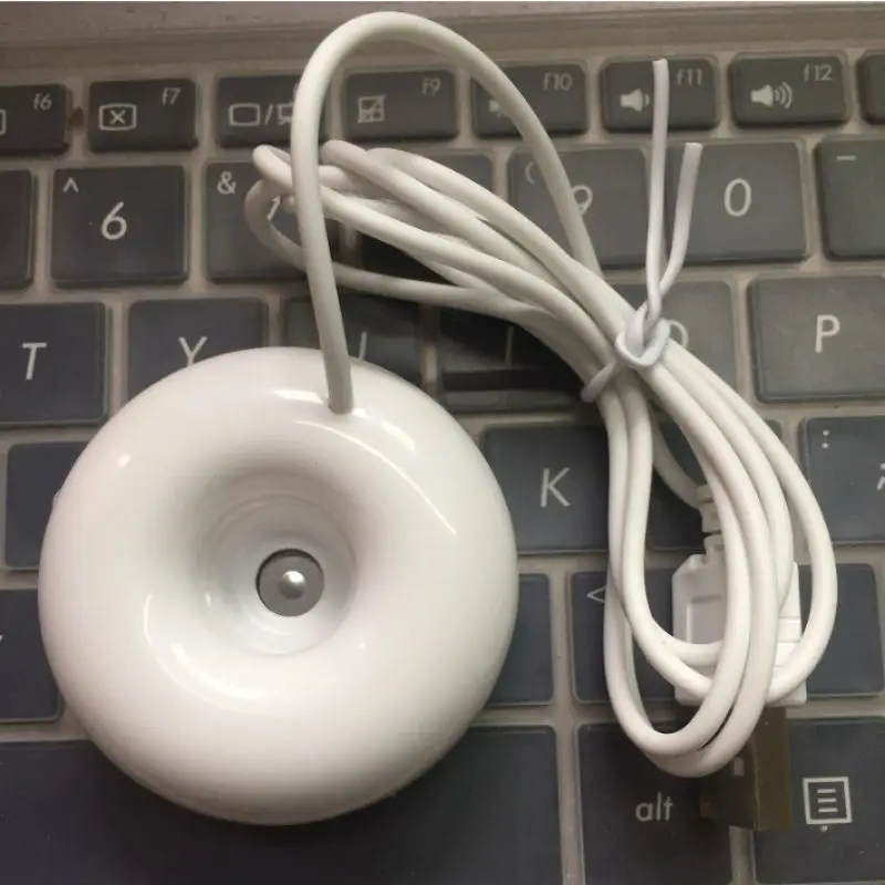Портативный USB увлажнитель воздуха в форме пончика домашний распылитель