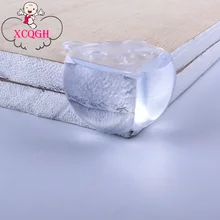 XCQGH 8 шт. детский стол угловой защитный чехол Сферический прозрачный угол защиты от столкновений Круглый угол безопасности