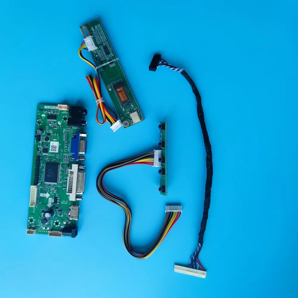 M.NT68676 VGA комплект платы контроллера DVI LCD DIY LVDS ДЛЯ LP154WX4-TLE1/TLE2/TLE4/TLF1/TLCC 1280X800 15 4