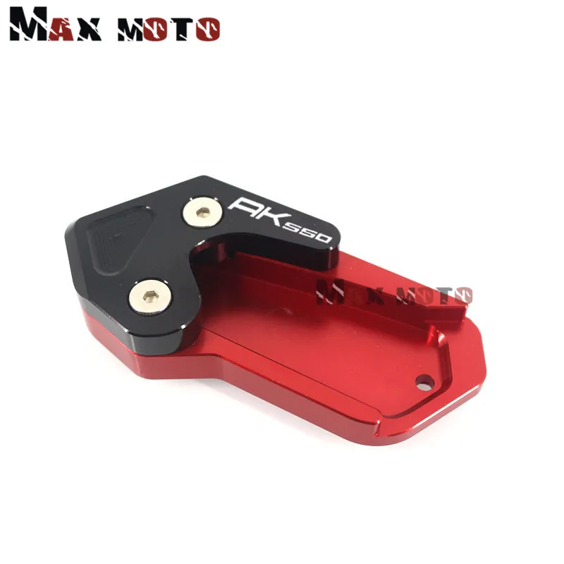 For KYMCO AK550 AK 550 2017 2018 Motorcycle Kickstand Foot Side Stand Extension Pad Support Plate Enlarge motorcycle kickstand extender motorcycle kickstand pad motorcycle kickstand motorcycle support feet