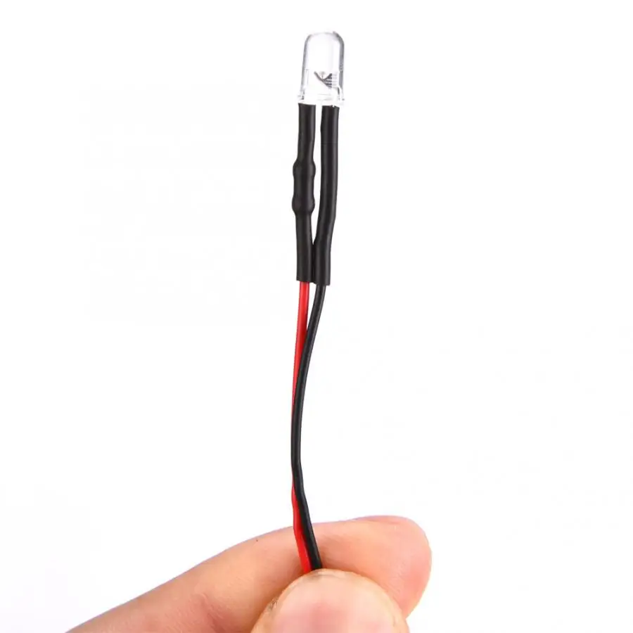 12V 20mA предварительно светильник излучающие диоды для подавления переходных скачков напряжения 5 мм 0,06 Вт Ice Blue круглые светодиодные лампы бусины с 20 см провода высокое Мощность светодиодный светильник из бисера