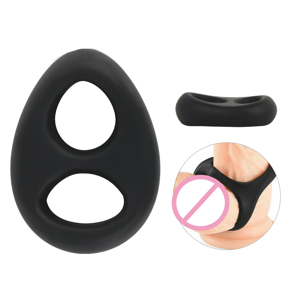 Penis Ring Reusable Delay Cock Ring Sleeve Extended Extension Penis Rings Adult Sex Product Erotic Sex Toys For Men Adult Games