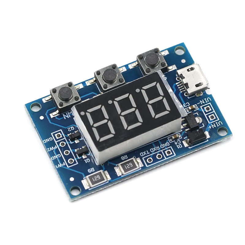 DC 5-30 в Micro USB 5 В мощность независимый генератор pwm 2 канала двойной способ цифровой