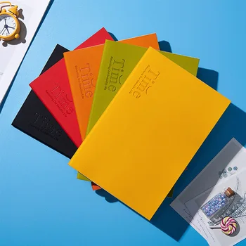 

A5 B5 Candy Color Soft Leather Diary Notebook School Office Planner Notebook Agenda Notepad 100sheets Thicken Notebook Papeleria