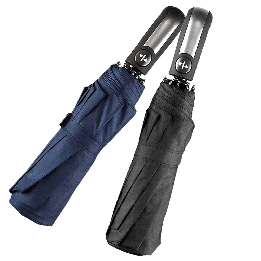Автоматический зонт портативный дождевой день ветрозащитный двухслойные перевернутые зонтики обратный складной зонтик с УФ-защитой