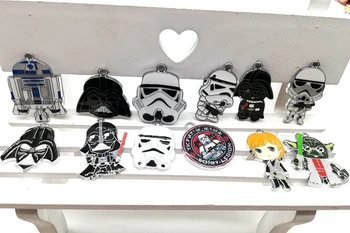 

star wars 20 pcs Keychain Jewelry Accessories Key Chains Pendant Gifts Favors