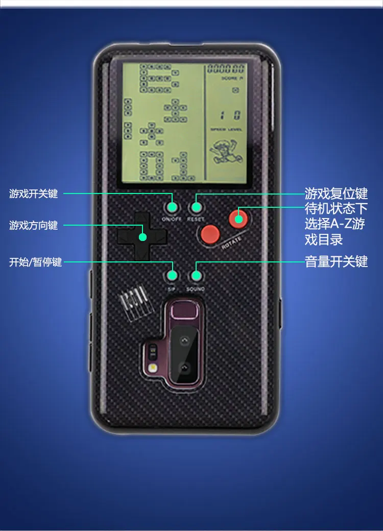 Ретро чехол для телефона Gameboy Tetris для samsung Galaxy S9 игровая консоль чехол Подарок Силикон для samsung S9 Plus чехол coque