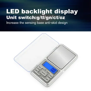 

2019 HOT HT-668B 500g x 0.1g Mini Precision Digital Scales for Gold Sterling Silver Scale Jewelry Balance Gram Electronic Scales