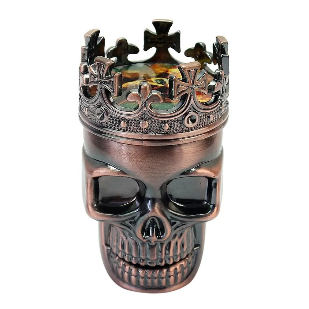 Small Size 3 Layers Men Skull Head Shape Grinder Portable Herb Tobacco Herb Spice Crusher Hookah Smoking Accessories herb grinder smoking accessories tobacco smoking accessories tobacco grinder