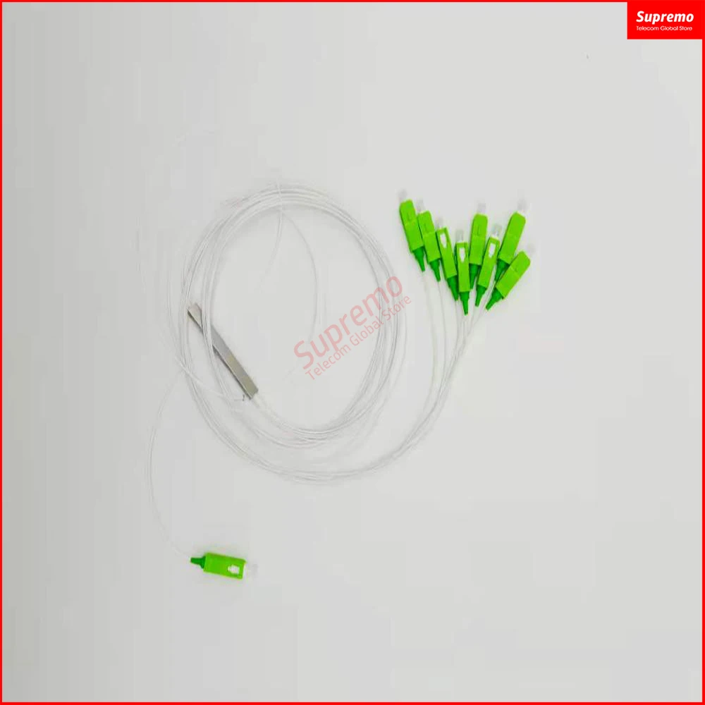 

Бесплатная доставка 10 шт./лот 0,9 мм стальная трубка волоконно-оптический ПЛК сплиттер 1x8 SC/APCMini Blockless1 * 8 SC APC Connector1x8 SC/APCSplitter