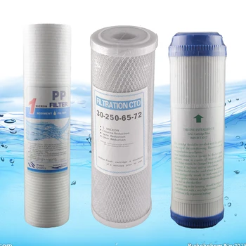 

3pcs PP Cotton Ultra Filtration Purifier System 10 Inch Universal Replacement Parts Sediment Home Reverse Osmosis Water Filter