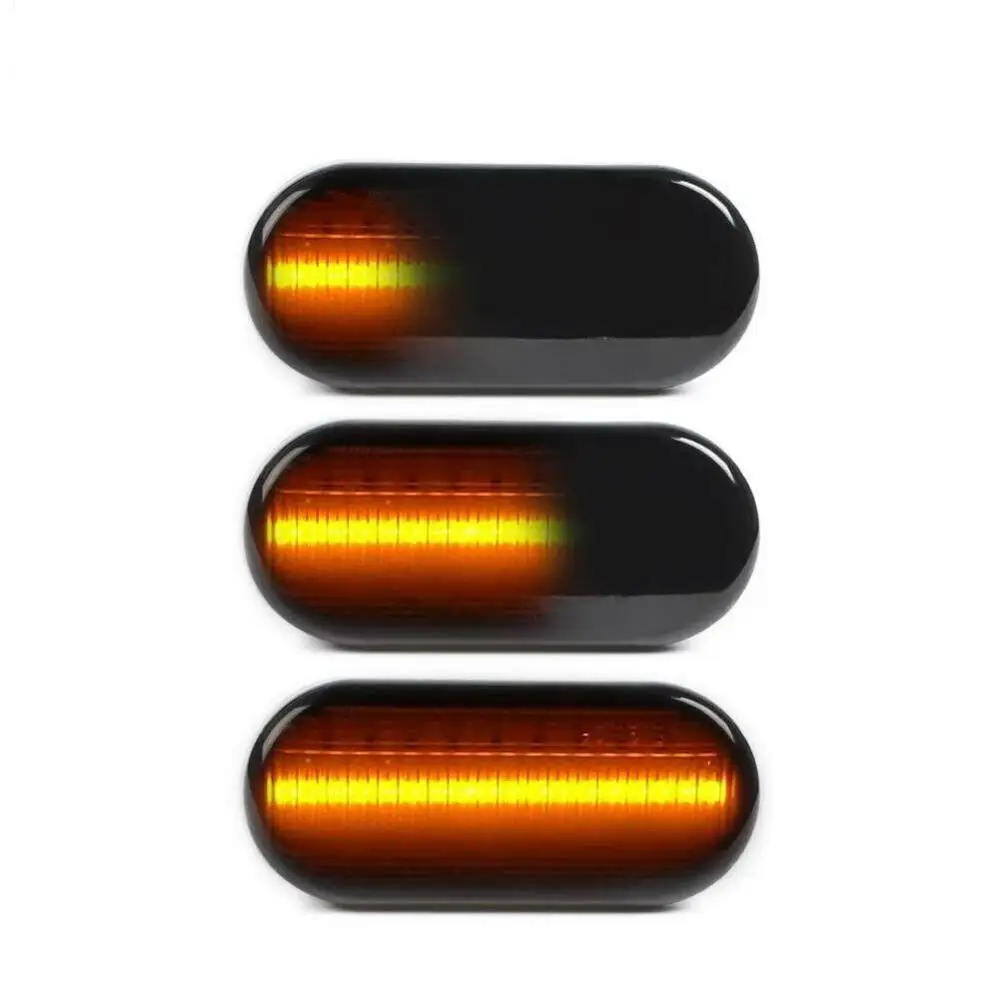 2 шт. динамические Автомобильные светодиодные боковые указатели поворота для VW