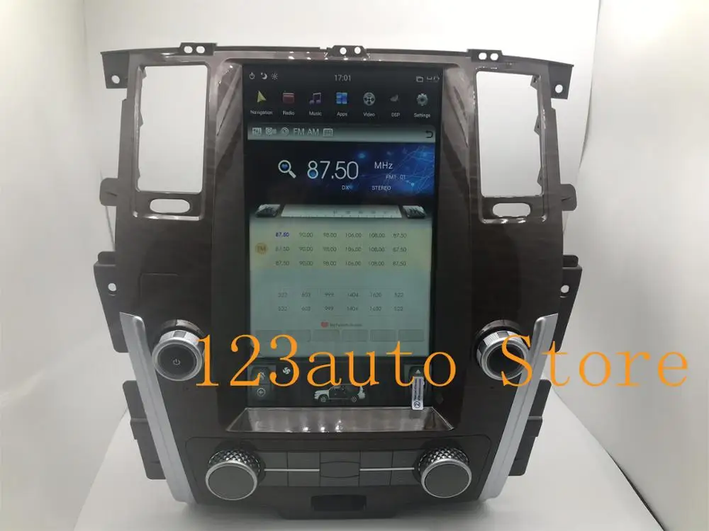 13 6 дюймов вертикальный Tesla стиль Android 9 0 Авто DVD GPS плеер naivigation для NISSAN PATROL 2010 2018
