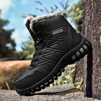 

Men winter Hunting Mountain Shoes Non-slip Outdoor Damping Casual shoes Men Sport Cool Trekking Mountain Outdoor Sneakers