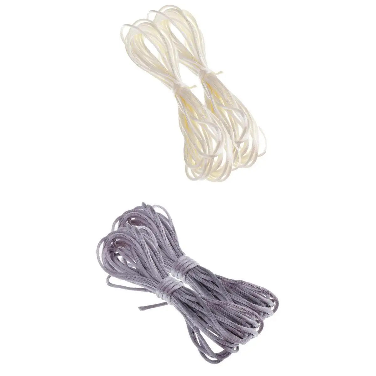 4 Bundles Mixed Crafts String DIY Jewelry Making String Waxed Cord for Bracelet Pendant Necklace Thread