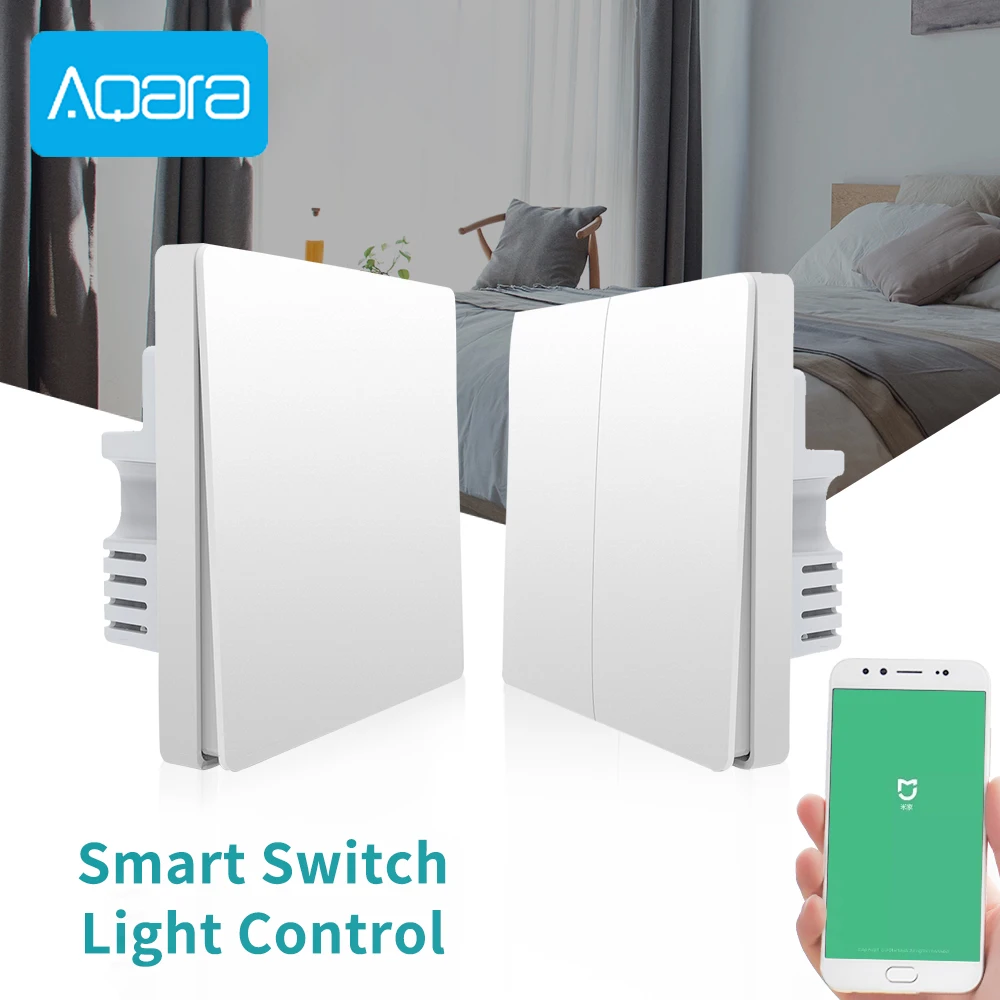Умный домашний светильник Aqara Mijia беспроводной настенный выключатель ZigBee с одним